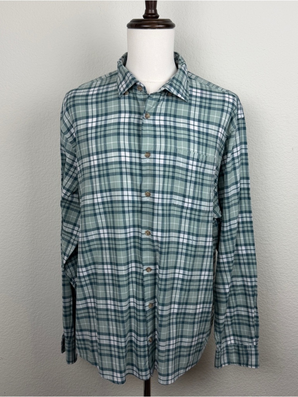 Johnnie-O Surflannel flannel shirt / Evergreen Plaid long-sleeve size Men’s XXL